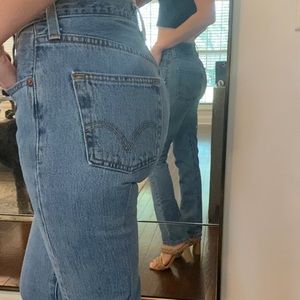 Reformation x Levis Altered 501 Button Jeans 26